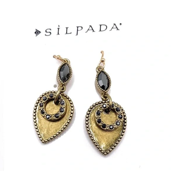 KRW0104 Silpada Crystal Nile Earrings - Picture 3 of 5